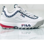 Sneakersy damskie Fila białe sznurowane na wiosnę