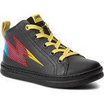 Buty zimowe dziecięce Camper bez wzorów sznurowane