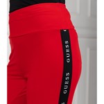 Leginsy sportowe Guess Underwear czerwone gładkie na wiosnę
