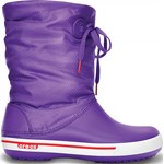 Śniegowce damskie CROCS Crocband II Lace Boot fioletowe