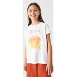 Reserved - Bawełniany T-shirt Queen - Biały Reserved 134