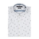 Koszula casualowa o kroju slim fit z bawełny