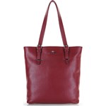 Shopper bag Wittchen czerwona na ramię duża lakierowana elegancka