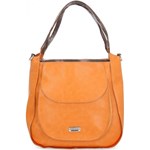 Shopper bag Chiara Design matowa bez dodatków średniej wielkości na ramię