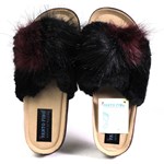 KLAPKI PANTO FINO - 7002 CZARNY/BORDO Panto Fino 37 Markowe Obuwie