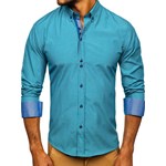 Koszula męska Denley z kołnierzykiem button down