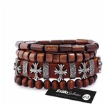Męska bransoletka 4w1 z krzyżem Estilo Sabroso ES05812 ESTILO SABROSO Estilo