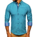 Koszula męska Denley z kołnierzykiem button down