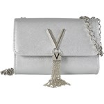 Srebrna kopertówka Valentino By Mario na ramię matowa elegancka