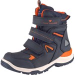 Buty zimowe dziecięce Tom Tailor granatowe na rzepy