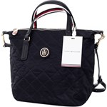 Shopper bag Tommy Hilfiger matowa bez dodatków