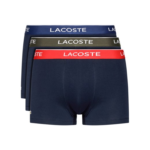 Lacoste Komplet 3 par bokserek 5H3401 Granatowy Lacoste S MODIVO
