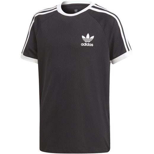 T-shirt chłopięce czarny Adidas z krótkim rękawem