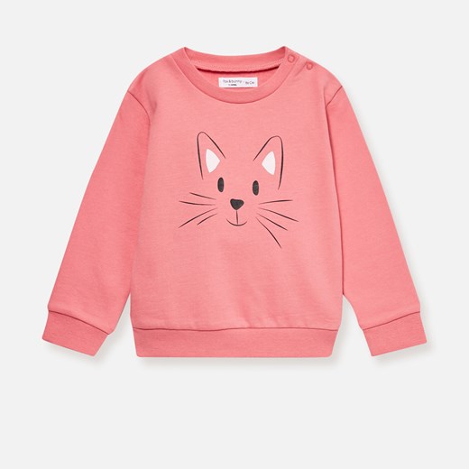 Sinsay - Bluza z nadrukiem - Pomarańczowy Sinsay 80 Sinsay