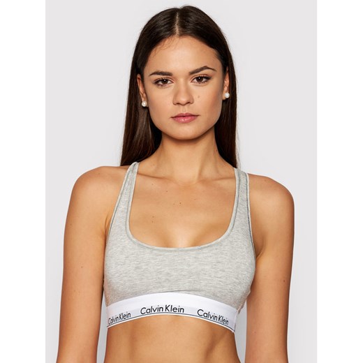 Calvin Klein Underwear Biustonosz top F3785E Szary Calvin Klein Underwear XS MODIVO promocyjna cena