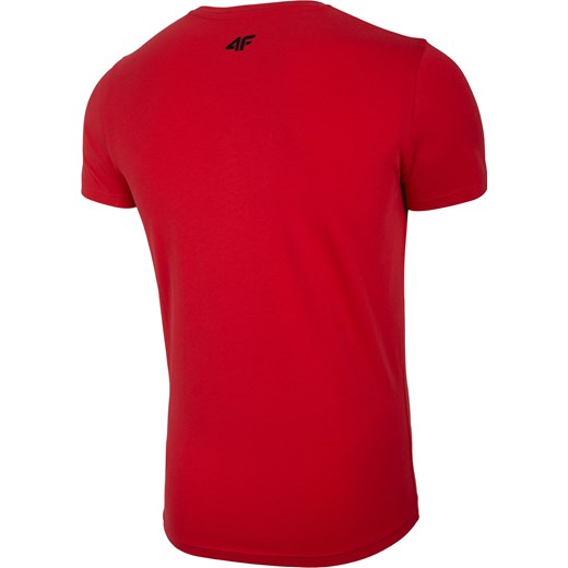 Koszulka T-shirt 4F TSM005 - czerwony (NOSH4-TSM005-62S) okazyjna cena Militaria.pl