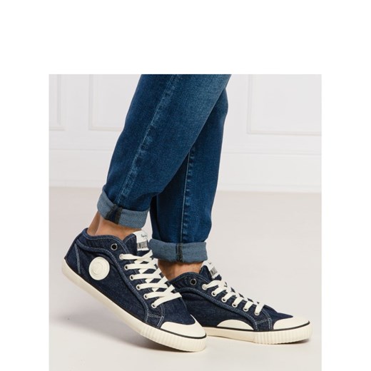 Pepe Jeans London Tenisówki INDUSTRY CLASSIC | denim 45 okazja Gomez Fashion Store