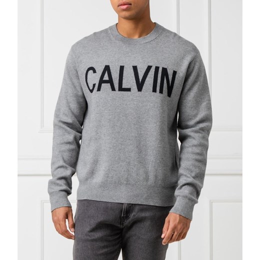 CALVIN KLEIN JEANS Sweter CALVIN | Regular Fit XL okazyjna cena Gomez Fashion Store