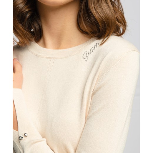GUESS JEANS Sweter WANDA | Slim Fit M okazja Gomez Fashion Store