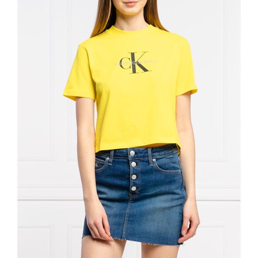 CALVIN KLEIN JEANS T-shirt | Cropped Fit M okazyjna cena Gomez Fashion Store