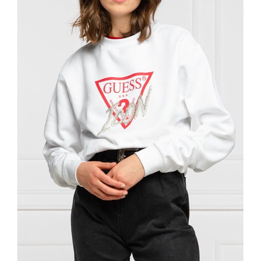 GUESS JEANS Bluza ICON | Loose fit L promocja Gomez Fashion Store