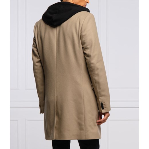 HUGO Wełniany płaszcz Migor2041 48 promocyjna cena Gomez Fashion Store