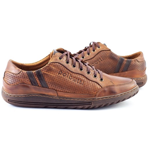 Buty męskie casual JOK31 brązowe Polbut 42 okazyjna cena ButyModne.pl