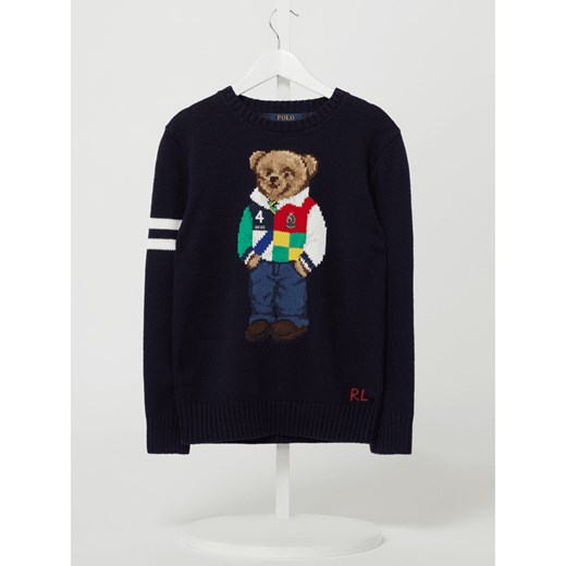 Sweter chłopięcy Polo Ralph Lauren w nadruki