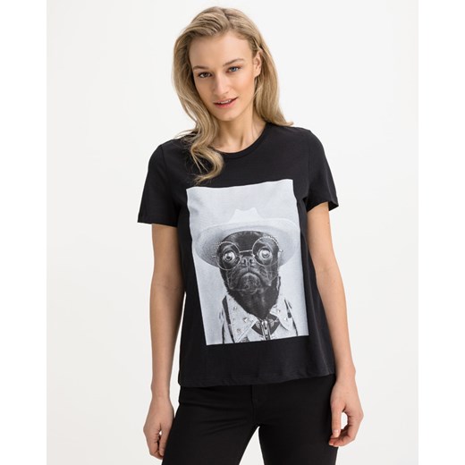 Vero Moda Lizolly Koszulka Czarny Vero Moda XS BIBLOO