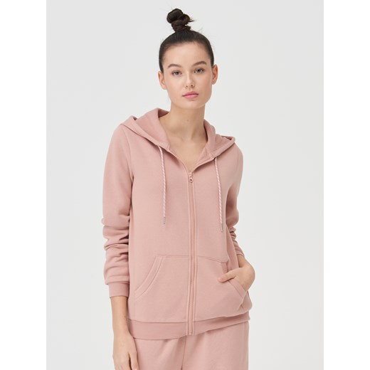 Sinsay - Bluza z kapturem - Różowy Sinsay L Sinsay