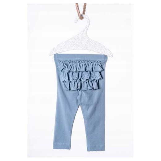 Newbie Legginsy z falbaną Dziewczynka 74 turkus Oficjalny sklep Allegro