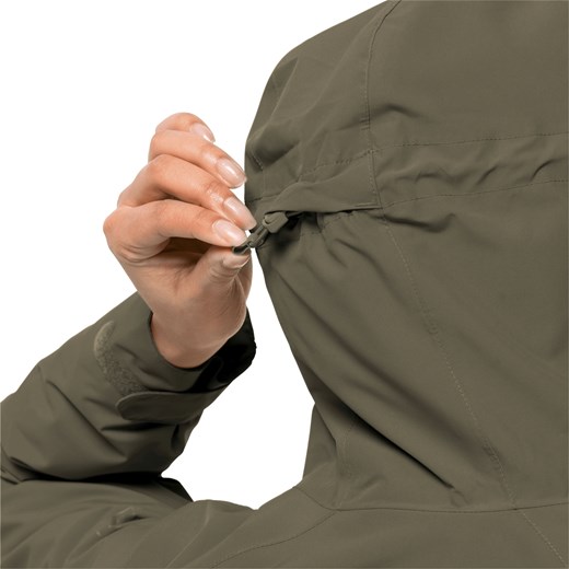 Kurtka damska Autoryzowany Sklep Jack Wolfskin z dzianiny krótka