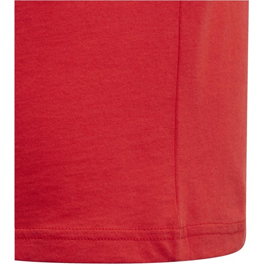 T-shirt chłopięce Adidas czerwony bawełniany