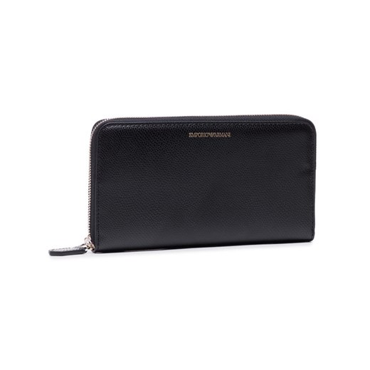 Portfel damski czarny Emporio Armani