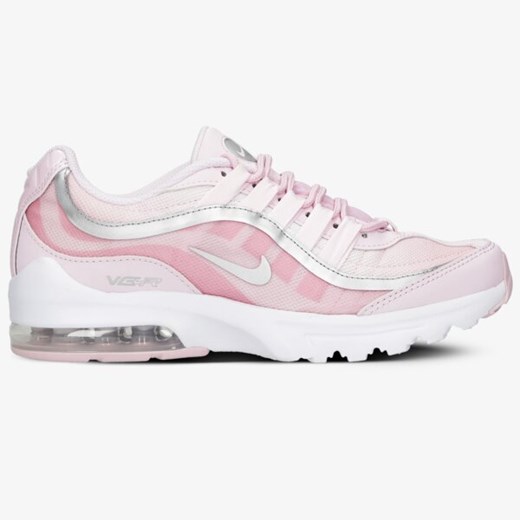 Różowe buty sportowe damskie Nike płaskie ze skóry
