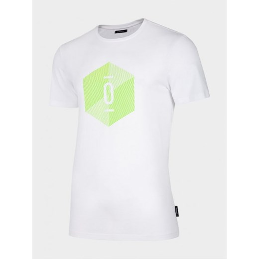 T-shirt męski Outhorn biały z krótkim rękawem