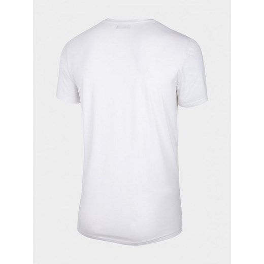 T-shirt męski Outhorn biały z krótkim rękawem