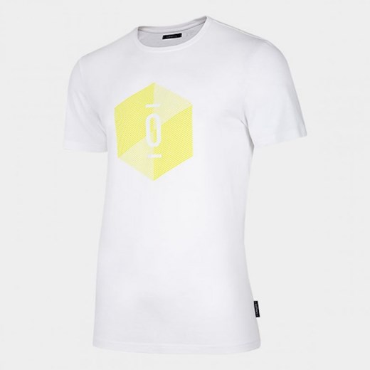 Biały t-shirt męski Outhorn z krótkim rękawem