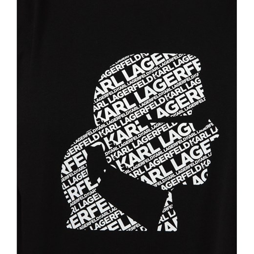 T-shirt męski Karl Lagerfeld w nadruki z krótkimi rękawami