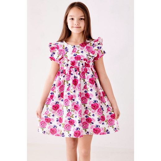 Sukienka w róże MOLLY 98 Myprincess.pl MKA GROUP