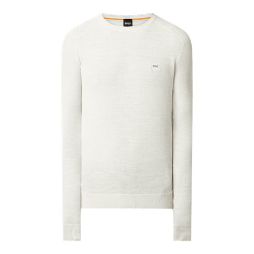 Sweter z dodatkiem lnu model ‘Amador’ XL wyprzedaż Peek&Cloppenburg