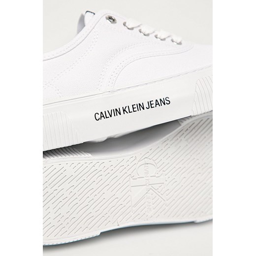 Calvin Klein trampki damskie z niską cholewką sportowe sznurowane