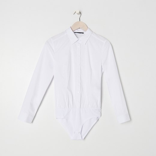 Sinsay - Koszula z body - Biały Sinsay XS Sinsay
