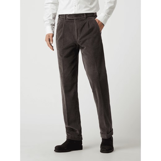 Spodnie sztruksowe o kroju comfort fit z bawełny model ‘Morello’ Hiltl 58 Peek&Cloppenburg