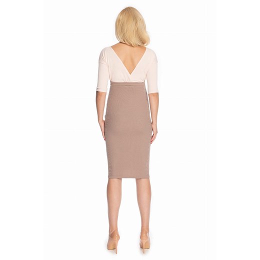 Spódnica Ciążowa Model 1705 Cappuccnio Peekaboo UNIWERSALNY Mywear