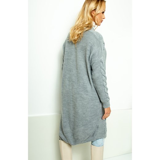 Sweter damski z dekoltem w serek