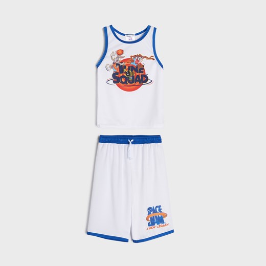 Sinsay - Komplet sportowy Looney Tunes - Biały Sinsay 116 Sinsay