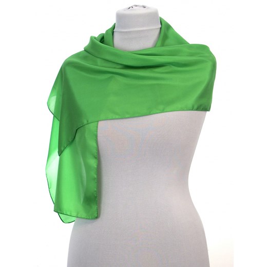 SZK-356 Jasnozielony Jedwabny Szal Habotai , 130x30cm Luma Milanówek Luma Milanówek