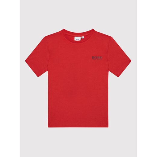 T-Shirt J25L53 M Czerwony Regular Fit 4Y MODIVO