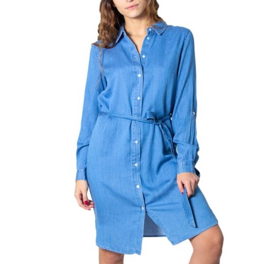 Vila Clothes Sukienka Kobieta - WH7-Bista_Denim_Belt_Dress_SU_Noos_176 - 40 Italian Collection